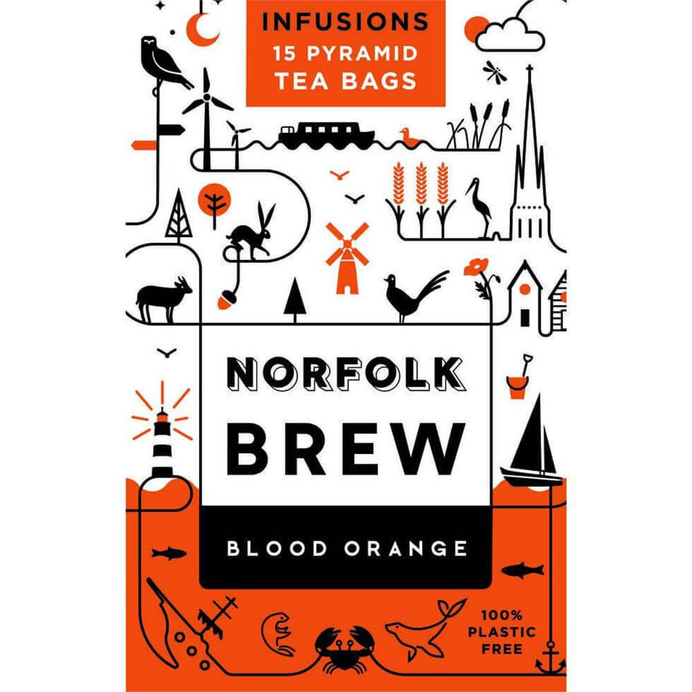 Norfolk Brew Blood Orange Tea 15 Bags